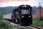 Ballast train on the Shell Industrial Track in West Deptford NJ