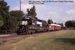 NS Geometry train southbound at Penns Grove NJ