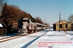 Atlantic City Line train at Berlin, NJ in 2003.  By Tom Duke.