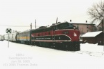 SRNJ train at Swedesboro in 2005.  By Tom Duke.