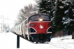 SRNJ train at Woodstown, NJ in 2005.  By Tom Duke.