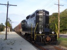 PRR 7000 on CMSL passenger train at Cold Spring Village station on October 13, 2009. Photo by Thomas Duke.