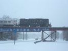 PRR 7000 at Woodbine, NJ on Jan 31, 2010. Photo by Thomas Duke.