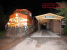 CA-90 with BNSF unit leading southbound at Wenonah, NJ.