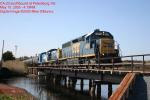 CA-20 crossing the bridge at Petersburg.
