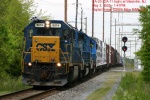 CA-20 passes the 5N/5S signal on May 3, 2005 with CA-11's train.