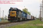 CA-20 with CA-11's train southbound at Gibbstown on May 3, 2005.