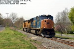 Light engines southbound at Hi-Nella, NJ in 2008.