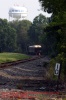 NS Geometry Train heads north, shoving, through Hi-Nella, NJ.