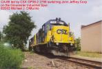 CA-69 switching John Jeffrey Corp. on the Gloucester Ind. Track.