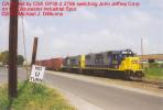 CA-69 switching John Jeffrey Corp. on the Gloucester Ind. Track.