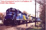 Train of Locomotives at Paulsboro, NJ.