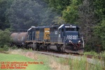 CA-11X with HLCX leader heading through Thorofare, NJ.