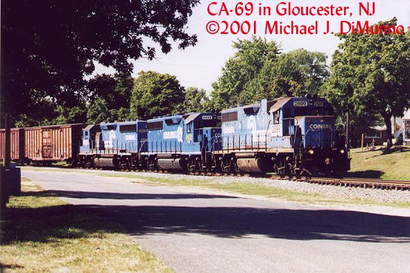 CA-69 northbound at Gloucester City, NJ.