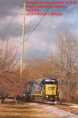 CA-05 southbound on the Grenloch, at Mt. Ephraim NJ.