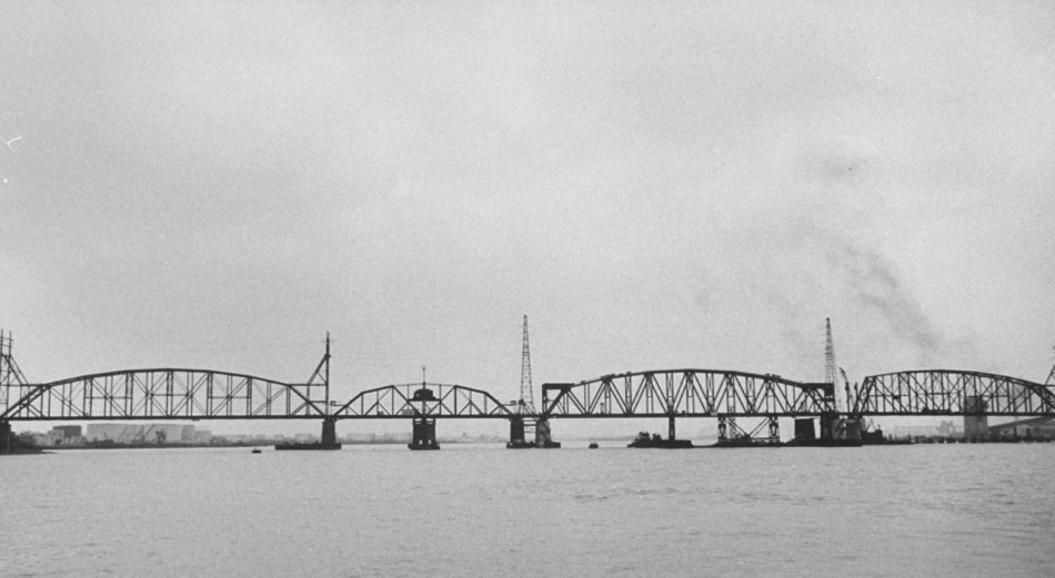 Deleware River Railroad and Bridge Company (Delair Bridge) circa 1890